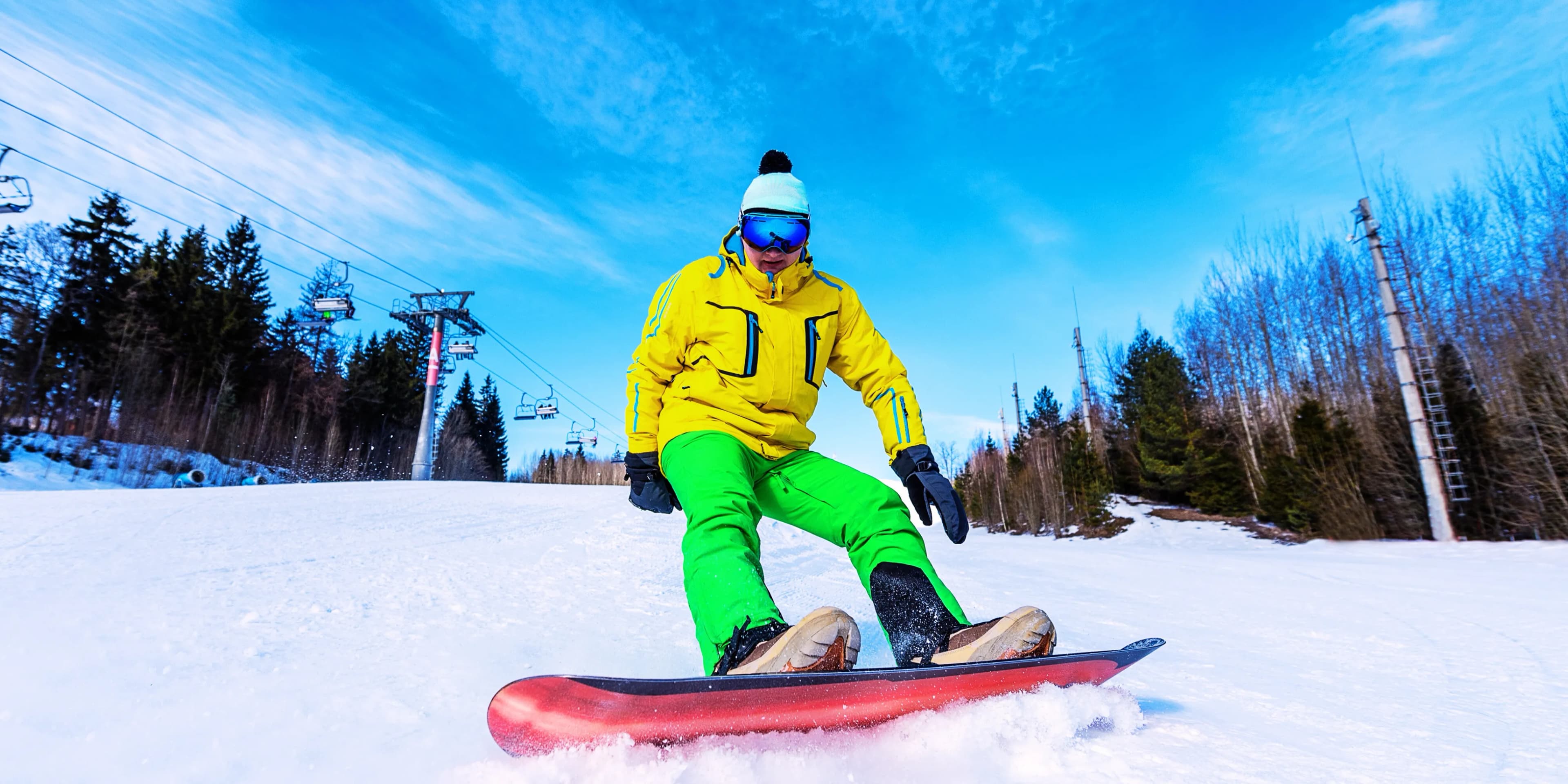 Snowboarding in Auli