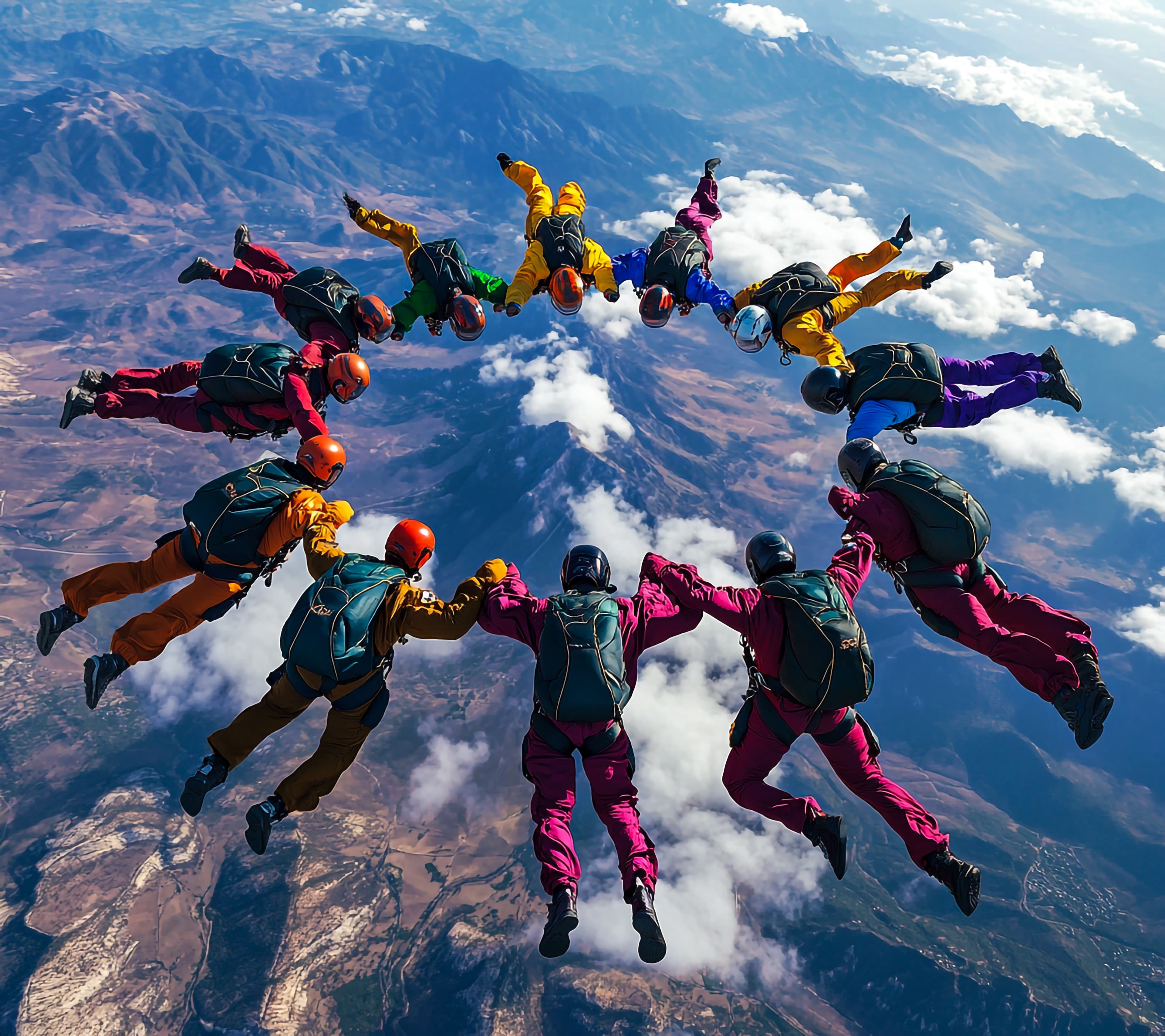 Skydiving
